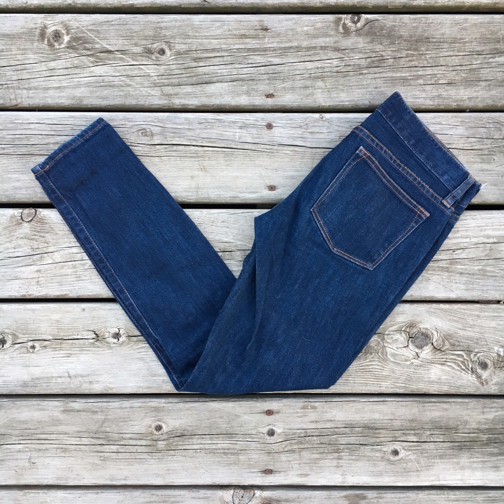 J. Crew "Toothpick" Ankle Skinny Jeans
